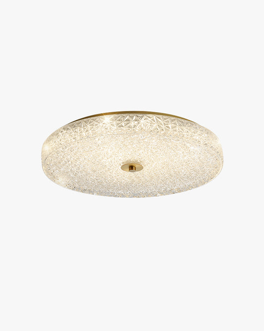 WOMO Textured Glass Round Ceiling Light-WM1179