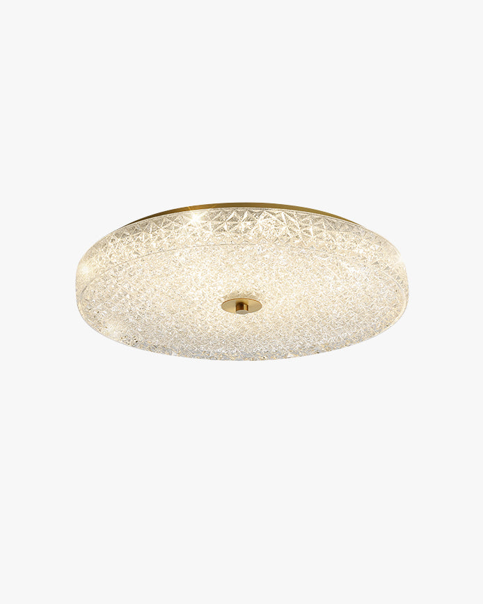 WOMO Textured Glass Round Ceiling Light-WM1179