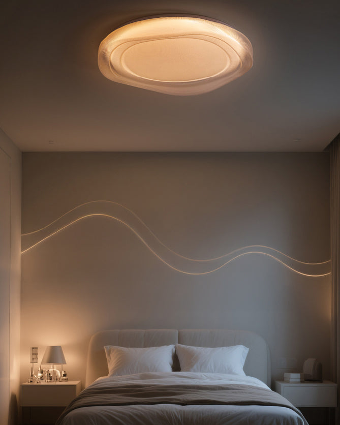 WOMO Round Wavy Ceiling Light-WM1187