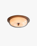 WOMO Round Glass Flush Mount Ceiling Light-WM1189