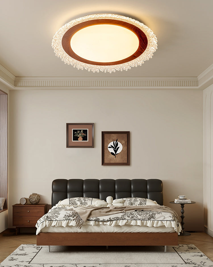WOMO Round Macrame Ceiling Light-WM1194
