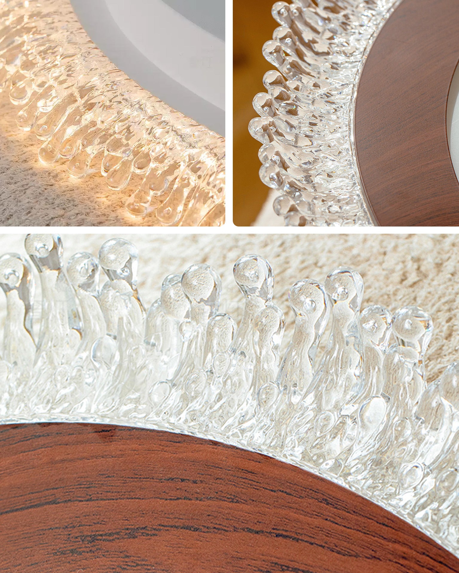 WOMO Round Macrame Ceiling Light-WM1194