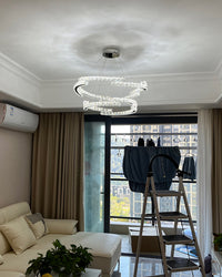 WOMO Circular Led Crystal Chandelier-WM2399