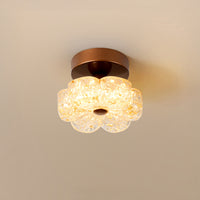 WOMO Flower Hallway Semi Flush Mount Ceiling Light-WM1196
