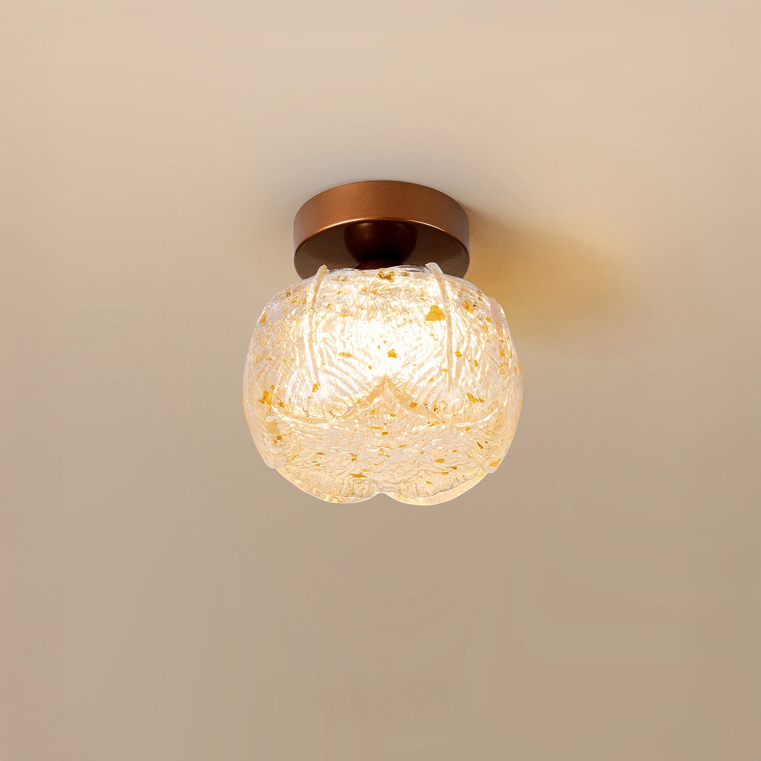 WOMO Flower Hallway Semi Flush Mount Ceiling Light-WM1196