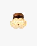 WOMO Flower Hallway Semi Flush Mount Ceiling Light-WM1196