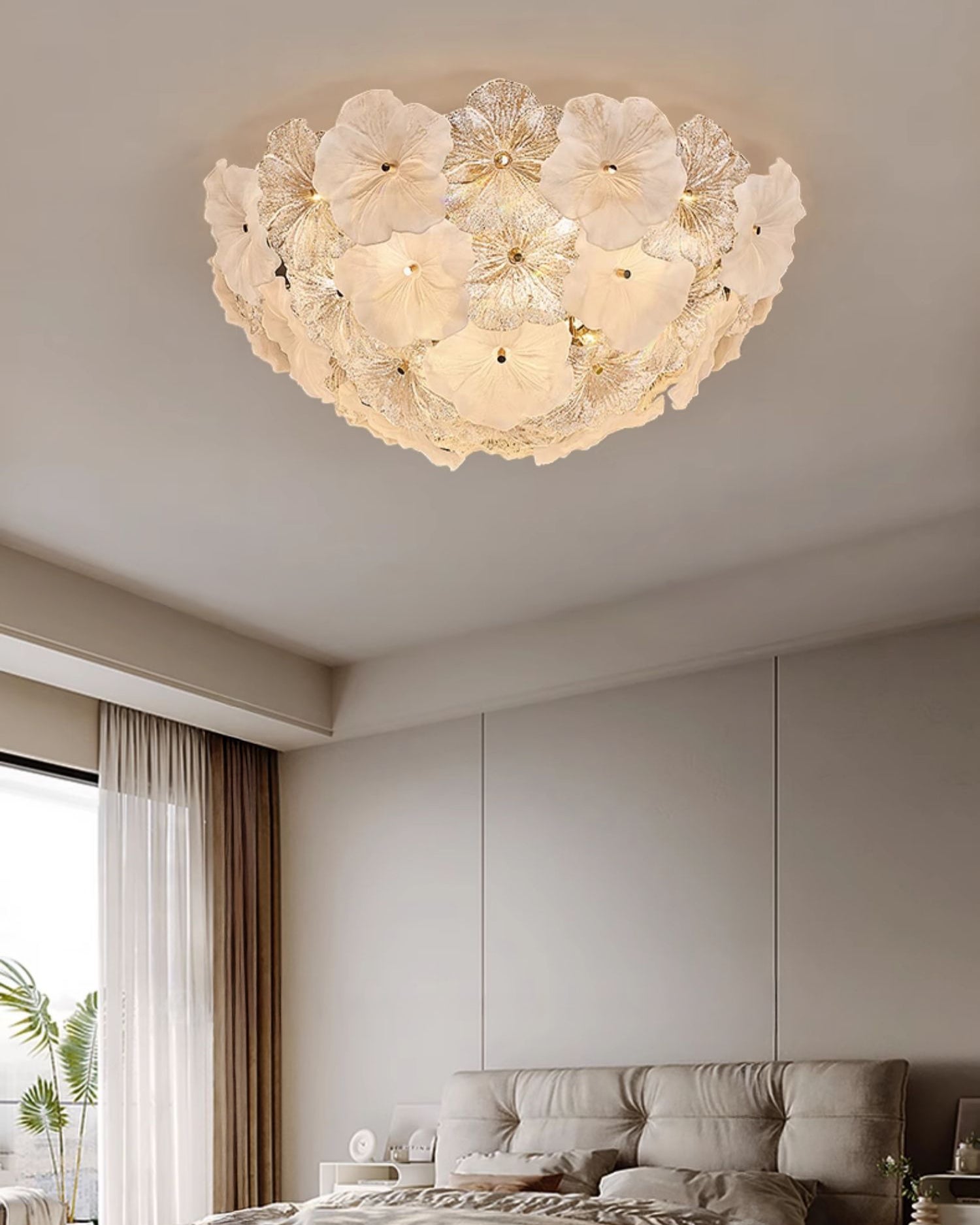 WOMO Flower Glass Ceiling Light-WM1199