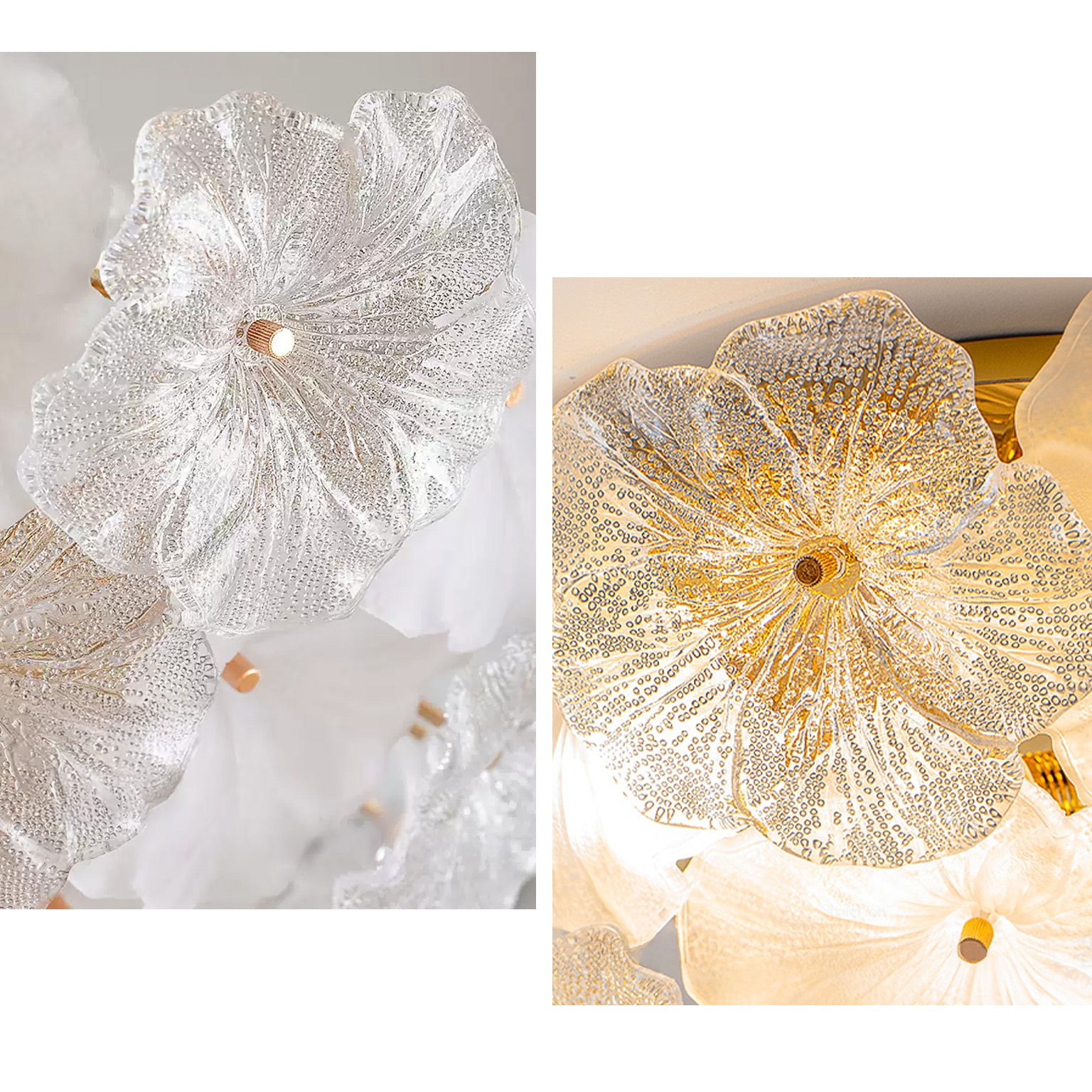 WOMO Flower Glass Ceiling Light-WM1199