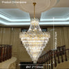 WOMO Massive Tiered Crystal Chandelier-WM2380 thumbnail
