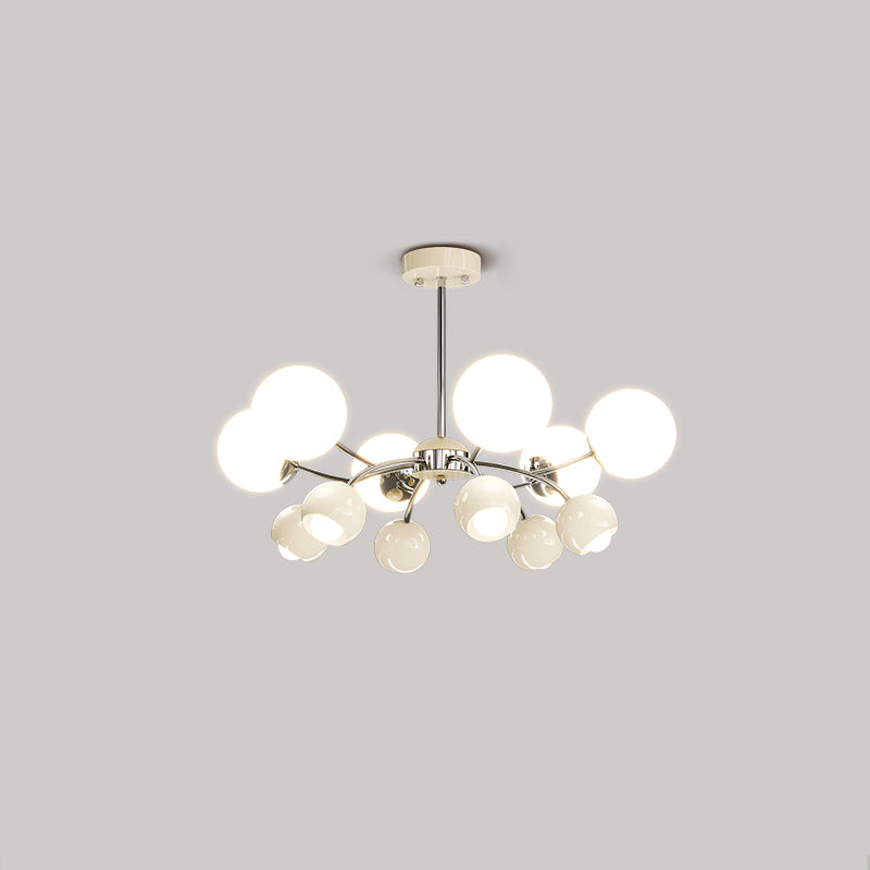 WOMO Space Age Glass Globe Chandelier-WM2290