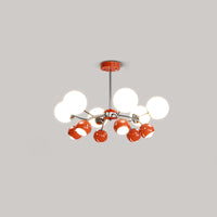 WOMO Space Age Glass Globe Chandelier-WM2290