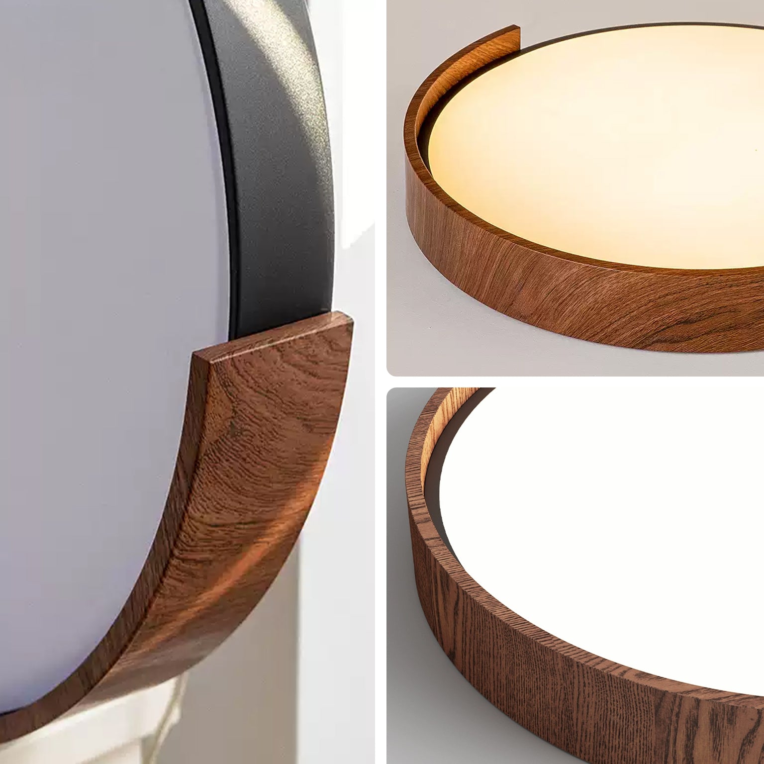 WOMO Round Flat Flush Mount Ceiling Light-WM1200