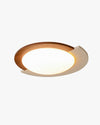 WOMO Walnut/White Round Ceiling Light-WM1204 thumbnail
