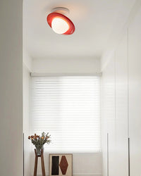 WOMO Colorful Globe Semi Flush Mount Ceiling Light-WM1205