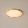 WOMO Oak Round Flat Flush Mount Ceiling Light-WM1206 thumbnail