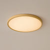 WOMO Oak Round Flat Flush Mount Ceiling Light-WM1206 thumbnail