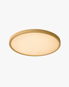 WOMO Oak Round Flat Flush Mount Ceiling Light-WM1206 thumbnail
