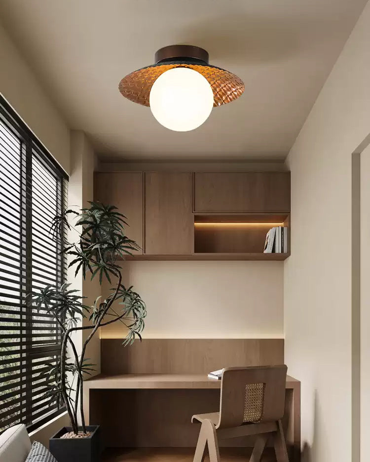 WOMO Small Globe Ceiling Light-WM1207