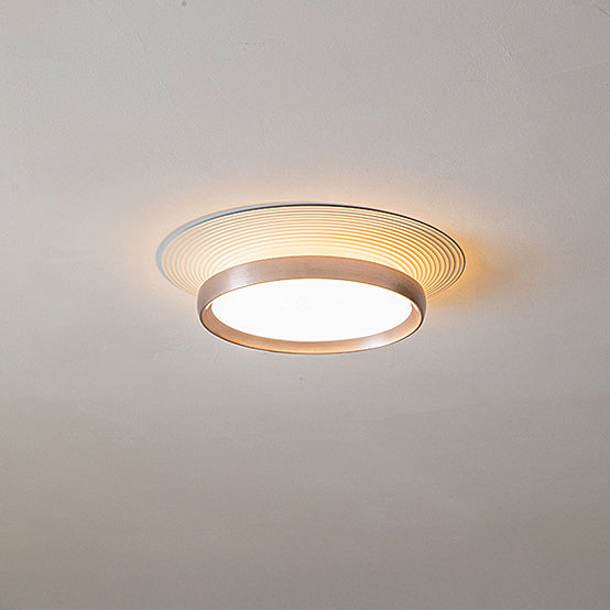 WOMO Round Flat Flush Mount Ceiling Light-WM1209