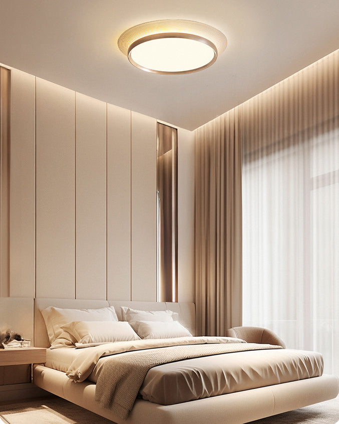 WOMO Round Flat Flush Mount Ceiling Light-WM1209