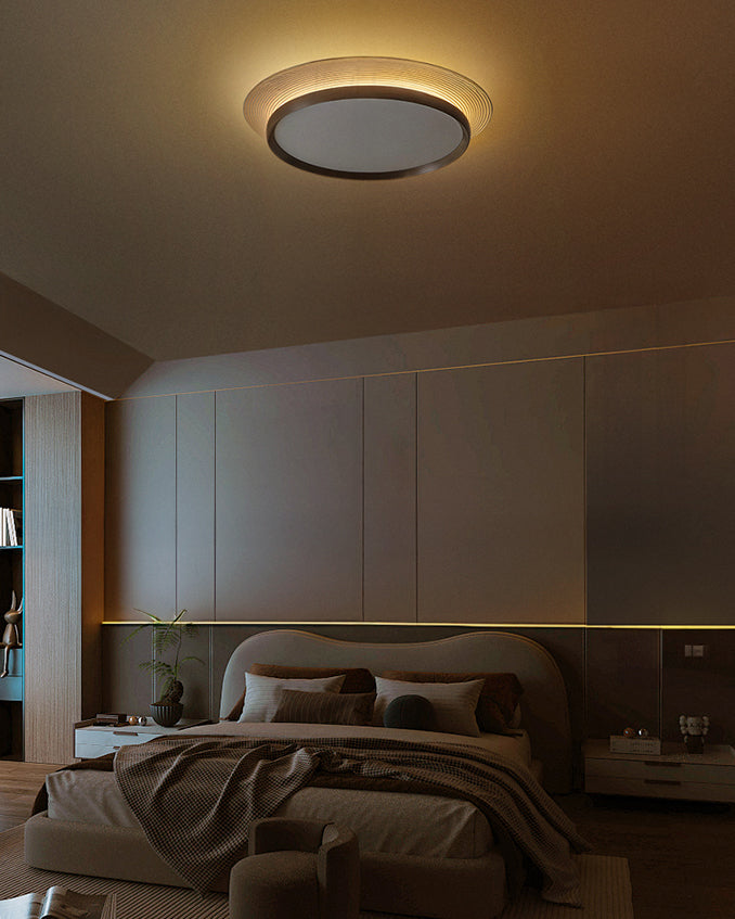 WOMO Round Flat Flush Mount Ceiling Light-WM1209