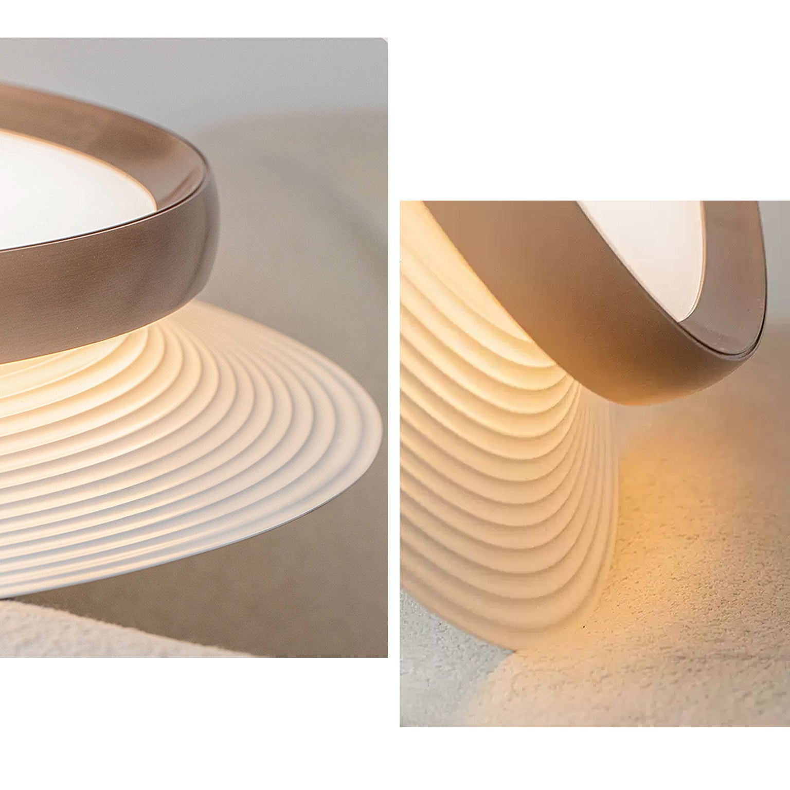 WOMO Round Flat Flush Mount Ceiling Light-WM1209