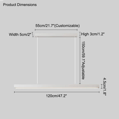 WOMO Linear Pendant Light-WM2010