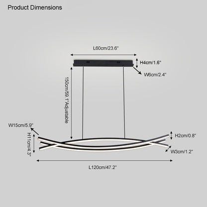 WOMO Arc Chandelier-WM2046