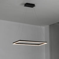 WOMO Tiered Rectangular LED Chandelier-WM2120