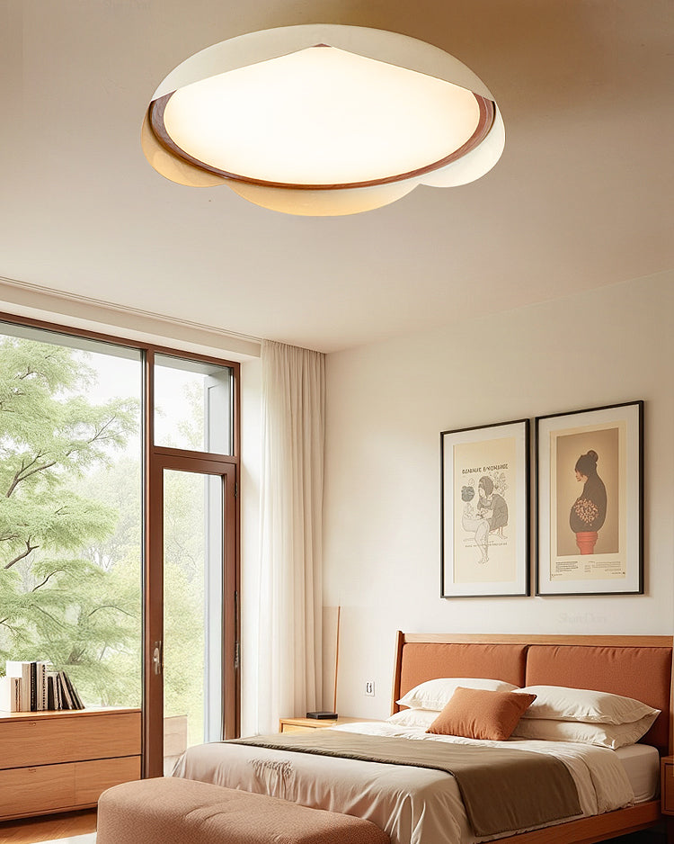 WOMO Lotus Round Flush Mount Ceiling Light-WM1211