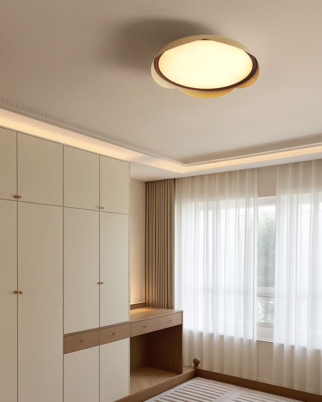 WOMO Lotus Round Flush Mount Ceiling Light-WM1211