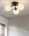 WOMO Globe Semi Flush Mount Ceiling Light-WM1212 thumbnail