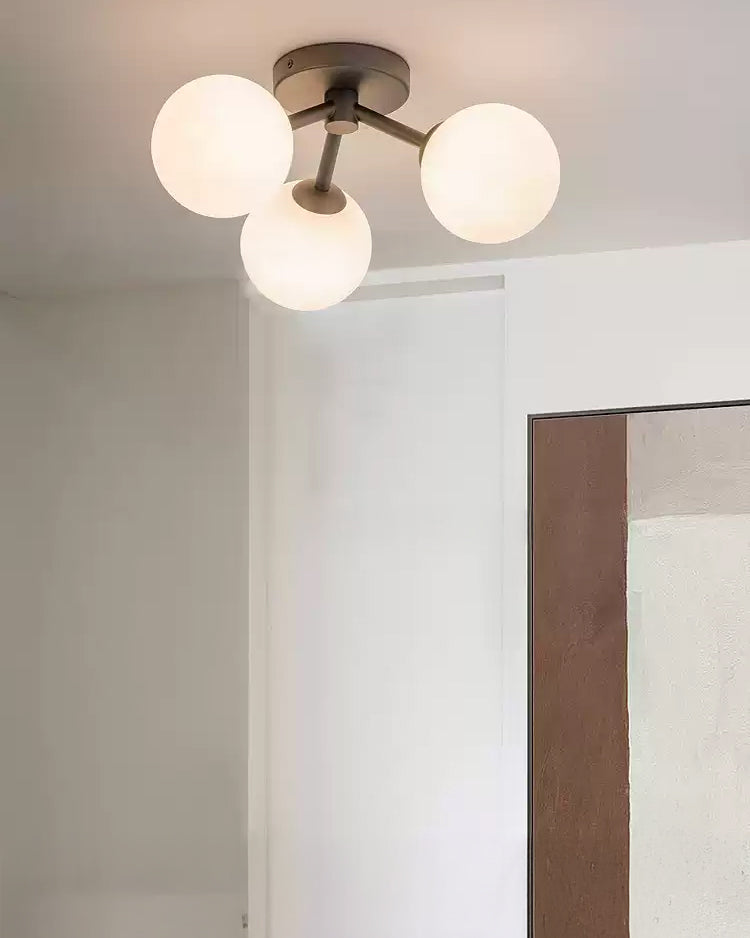 WOMO Globe Semi Flush Mount Ceiling Light-WM1212