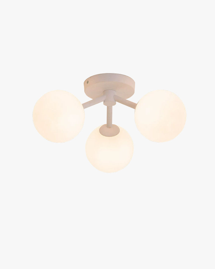WOMO Globe Semi Flush Mount Ceiling Light-WM1212
