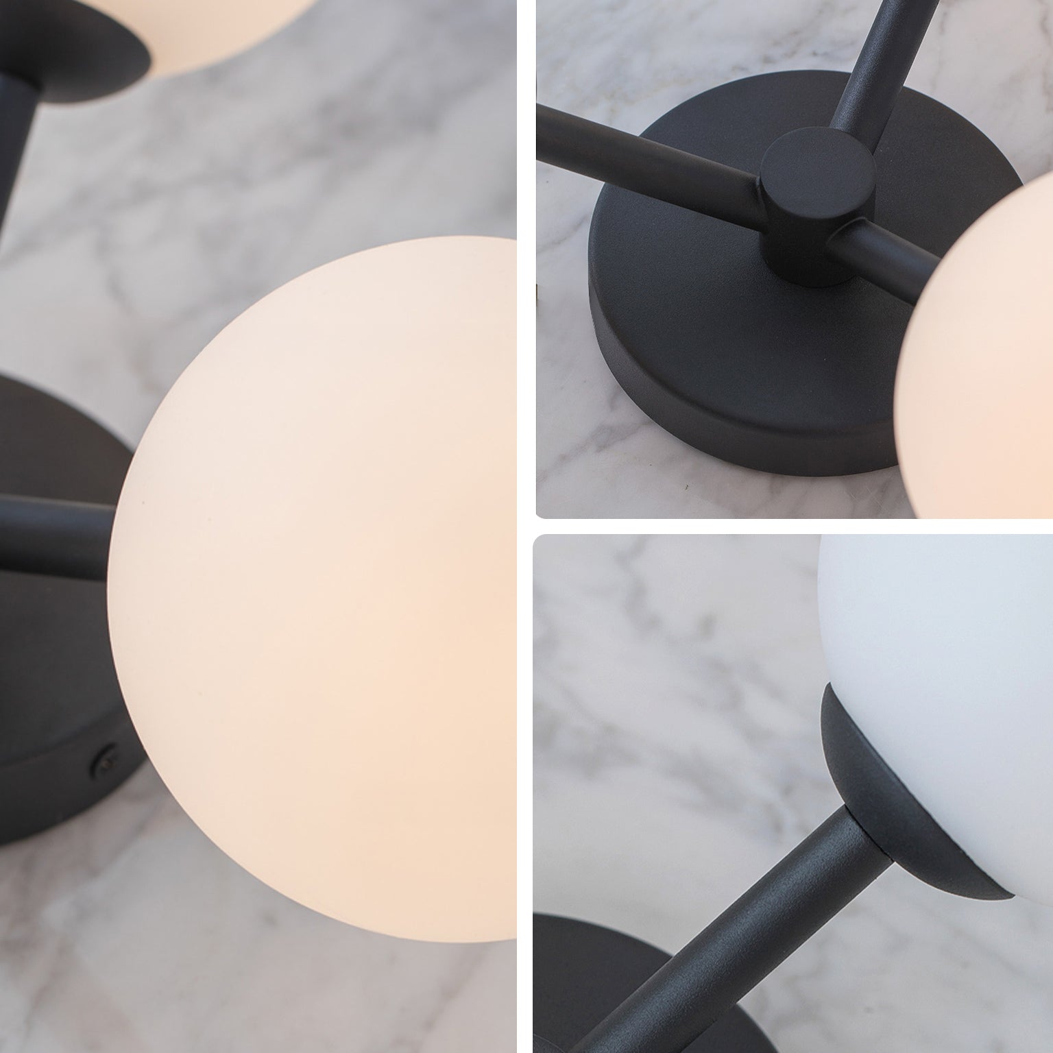 WOMO Globe Semi Flush Mount Ceiling Light-WM1212