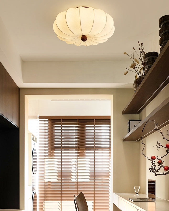 WOMO Pumpkin Silk Ceiling Light-WM1215