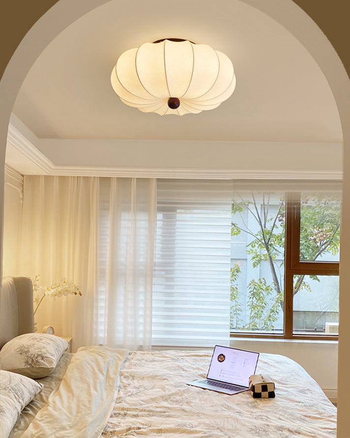 WOMO Pumpkin Silk Ceiling Light-WM1215