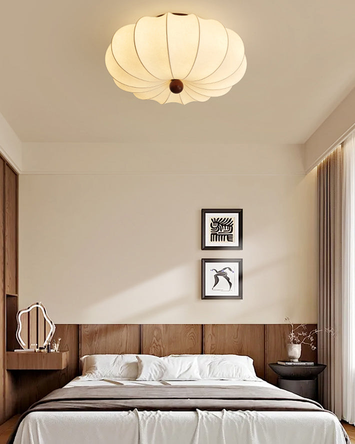 WOMO Pumpkin Silk Ceiling Light-WM1215