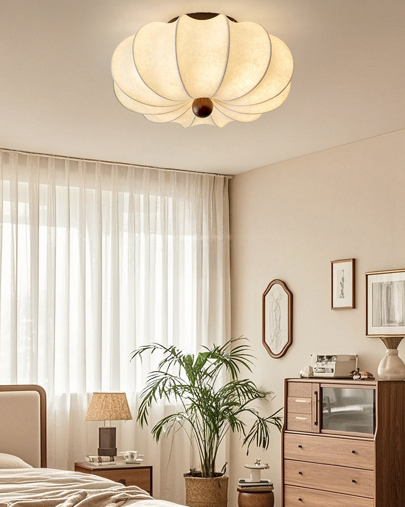 WOMO Pumpkin Silk Ceiling Light-WM1215