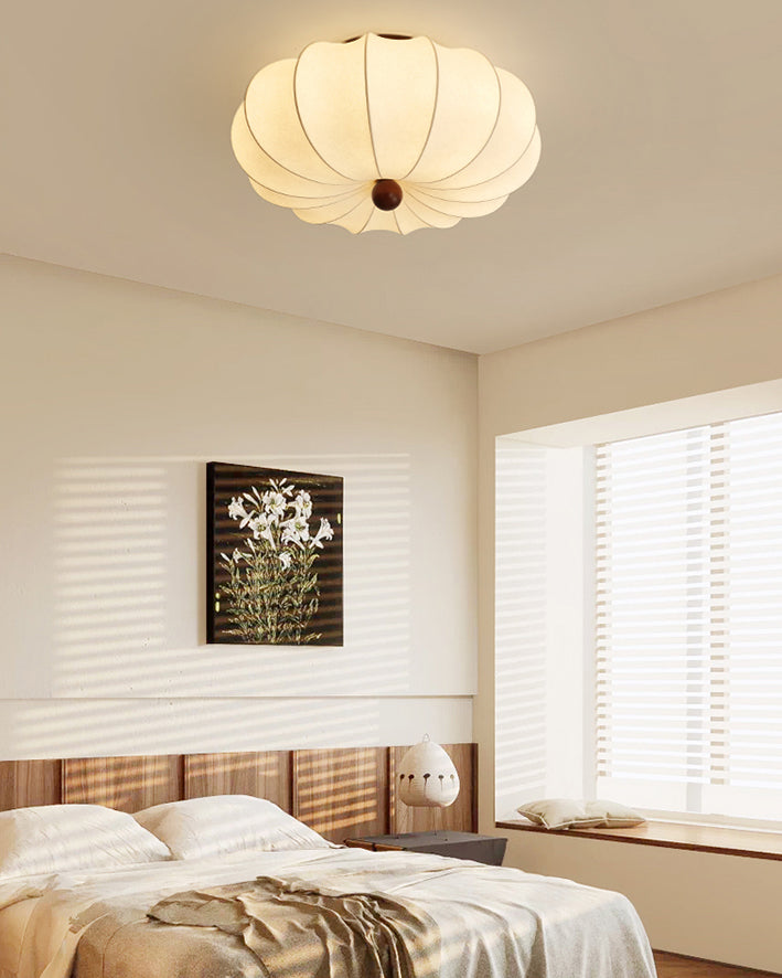 WOMO Pumpkin Silk Ceiling Light-WM1215