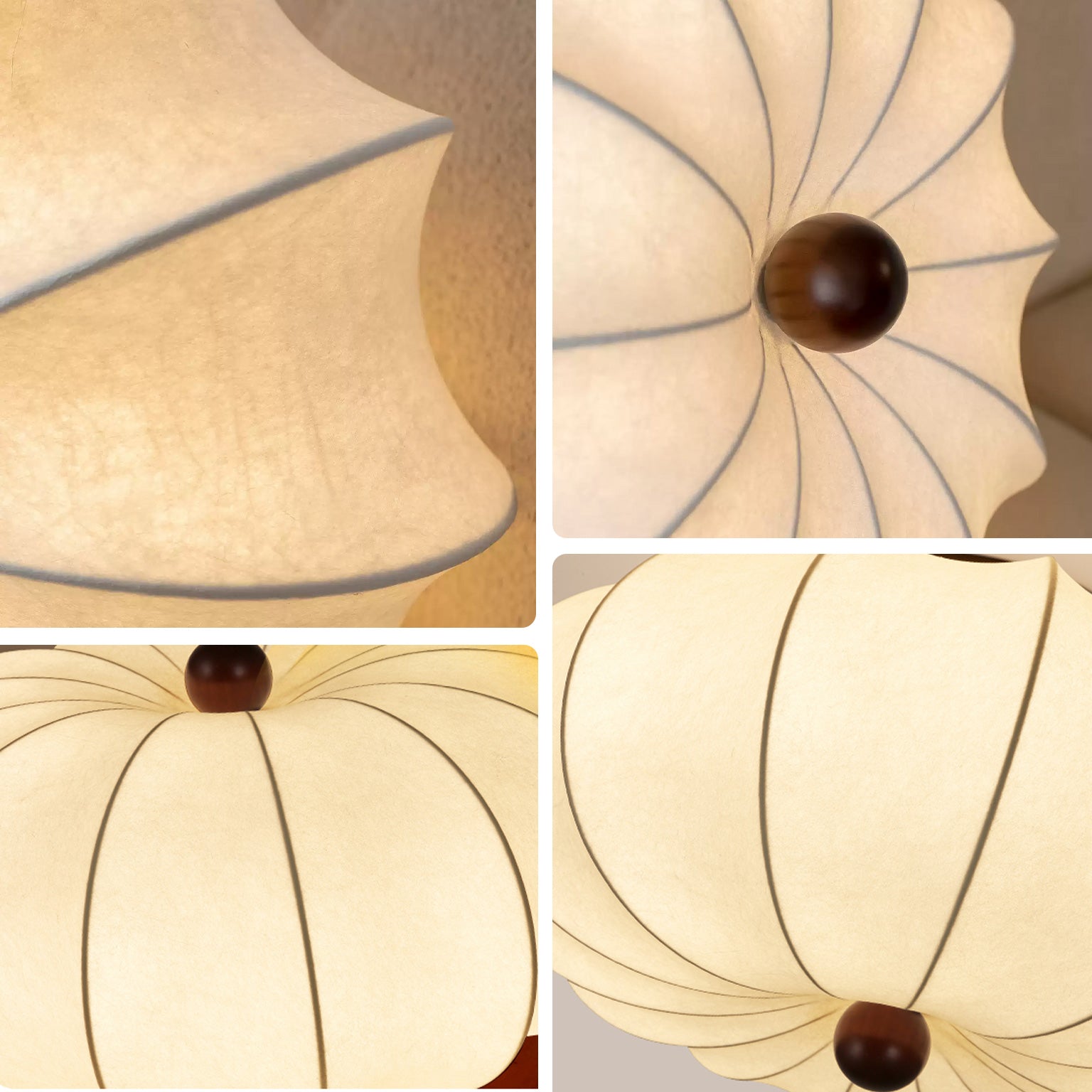 WOMO Pumpkin Silk Ceiling Light-WM1215