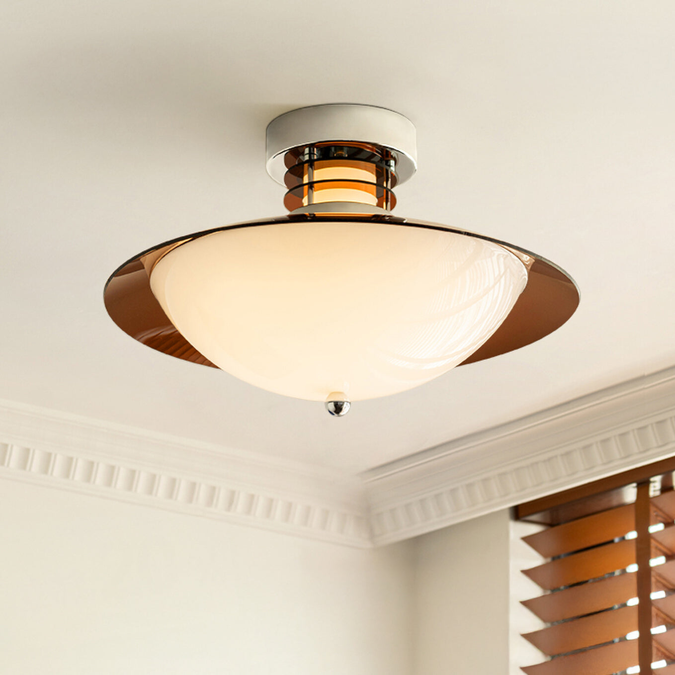 WOMO Bauhaus Bowl Ceiling Light-WM1216