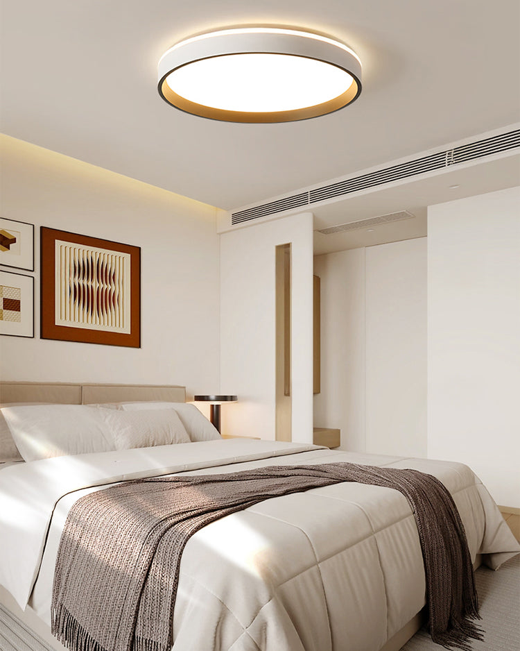 WOMO Round Flat Flush Mount Ceiling Light-WM1217