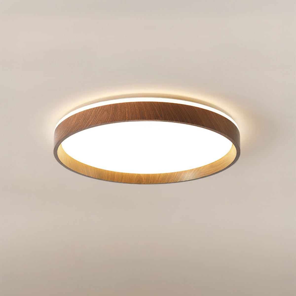 WOMO Round Flat Flush Mount Ceiling Light-WM1217