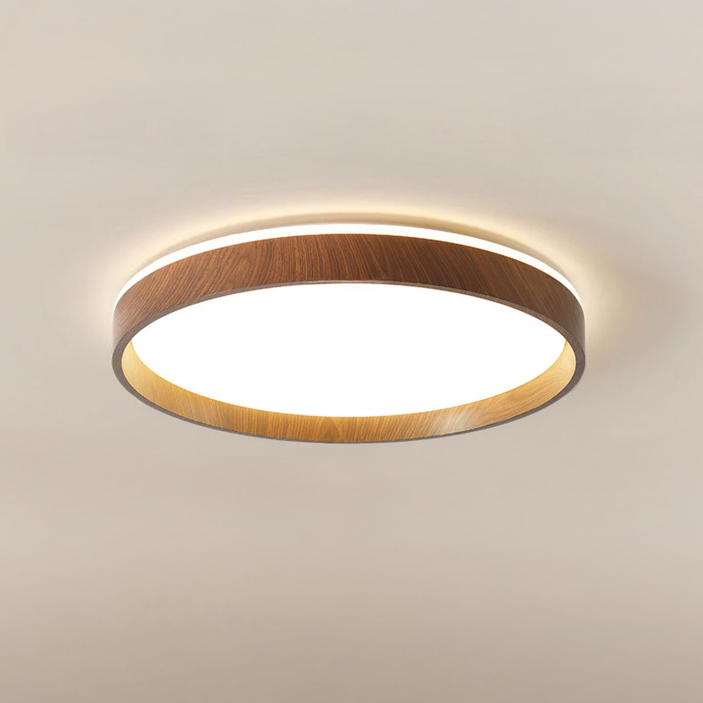 WOMO Round Flat Flush Mount Ceiling Light-WM1217