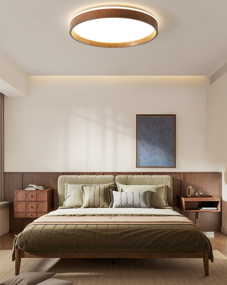 WOMO Round Flat Flush Mount Ceiling Light-WM1217