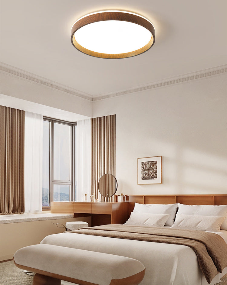 WOMO Round Flat Flush Mount Ceiling Light-WM1217