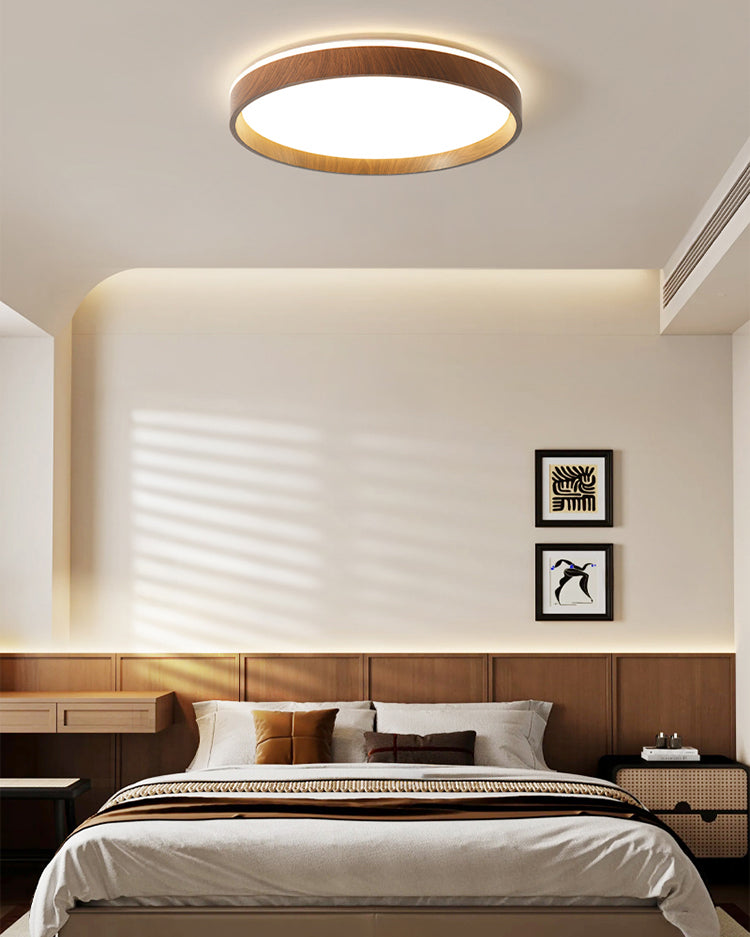 WOMO Round Flat Flush Mount Ceiling Light-WM1217