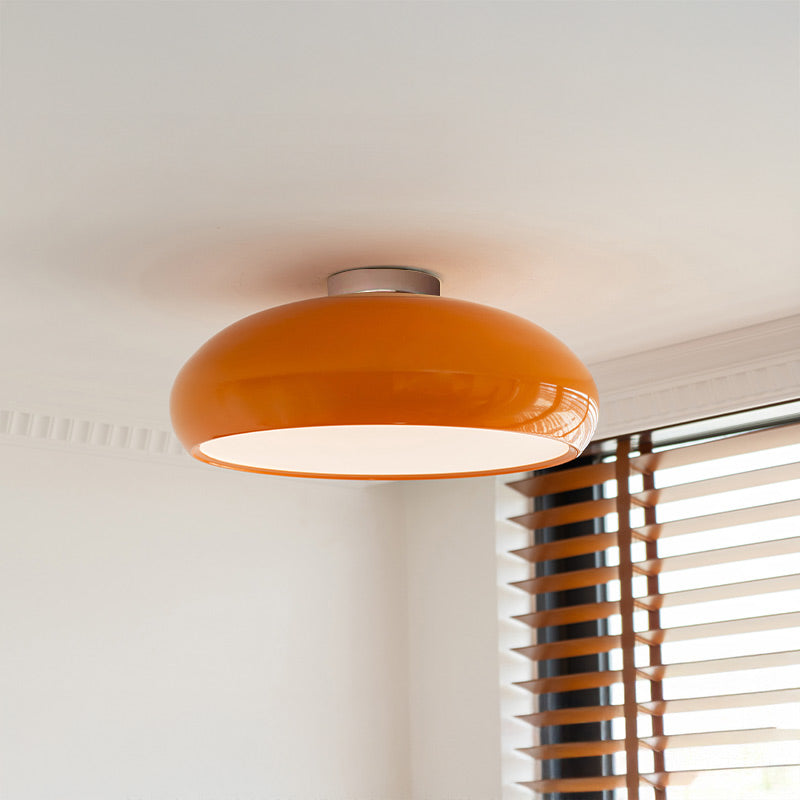 WOMO Orange Dome Ceiling Light-WM1219