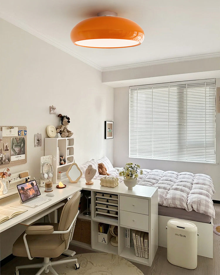 WOMO Orange Dome Ceiling Light-WM1219